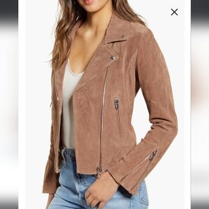 BLANKNYC Next Level Suede Moto Jacket xs